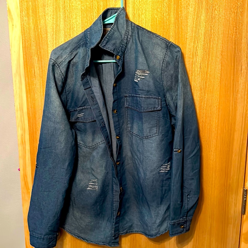 Charlotte Russe denim top